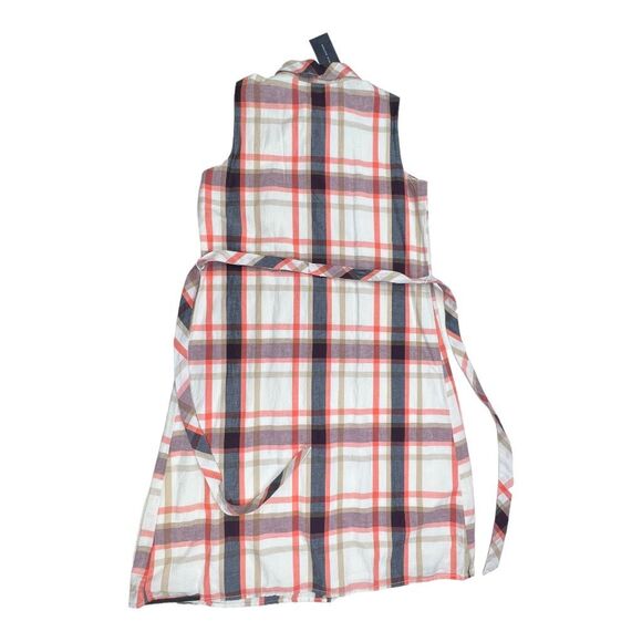 Tommy Hilfiger Dress Plaid Cotton Linen Sleeveless Women’s XS - Picture 8 of 14